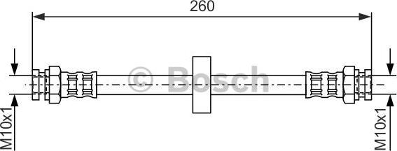 BOSCH 1 987 476 092 - Kočiono crijevo, lajtung www.molydon.hr