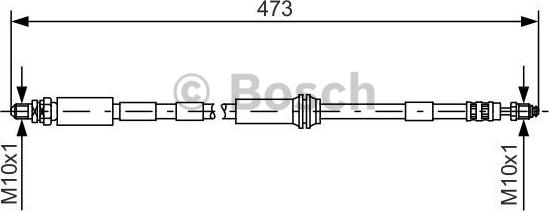 BOSCH 1 987 476 066 - Kočiono crijevo, lajtung www.molydon.hr