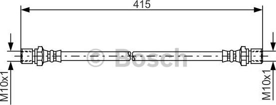 BOSCH 1 987 476 011 - Kočiono crijevo, lajtung www.molydon.hr