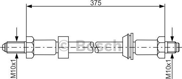 BOSCH 1 987 476 023 - Kočiono crijevo, lajtung www.molydon.hr