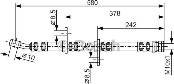 BOSCH 1 987 476 070 - Kočiono crijevo, lajtung www.molydon.hr