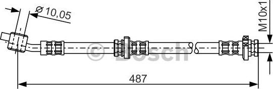 BOSCH 1 987 476 135 - Kočiono crijevo, lajtung www.molydon.hr