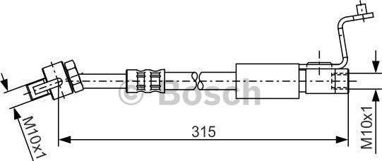 BOSCH 1 987 476 812 - Kočiono crijevo, lajtung www.molydon.hr