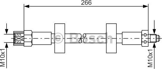 BOSCH 1 987 476 337 - Kočiono crijevo, lajtung www.molydon.hr