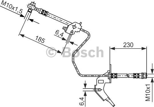 BOSCH 1 987 476 200 - Kočiono crijevo, lajtung www.molydon.hr