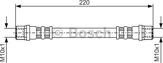 BOSCH 1 987 476 203 - Kočiono crijevo, lajtung www.molydon.hr