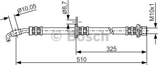 BOSCH 1 987 476 764 - Kočiono crijevo, lajtung www.molydon.hr