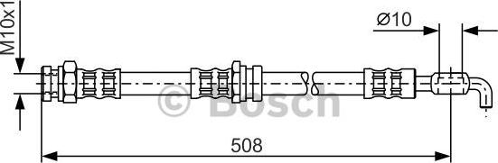 BOSCH 1 987 476 733 - Kočiono crijevo, lajtung www.molydon.hr