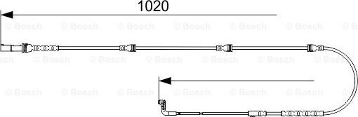 BOSCH 1 987 473 541 - Signalni kontakt, trosenje kočione plocice www.molydon.hr