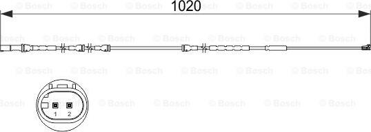 BOSCH 1 987 473 510 - Signalni kontakt, trosenje kočione plocice www.molydon.hr