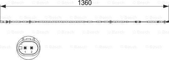 BOSCH 1 987 473 518 - Signalni kontakt, trosenje kočione plocice www.molydon.hr