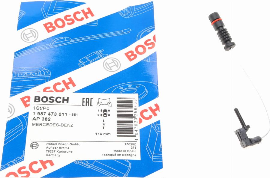 BOSCH 1 987 473 011 - Signalni kontakt, trosenje kočione plocice www.molydon.hr