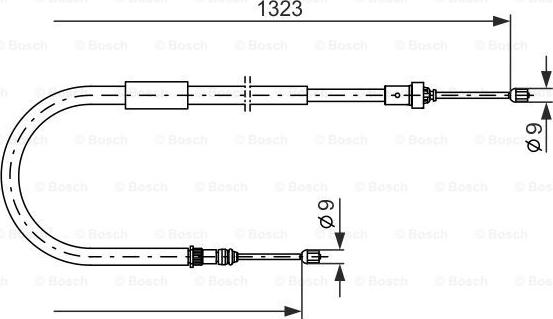 BOSCH 1 987 477 964 - Sajla ručne kočnice www.molydon.hr