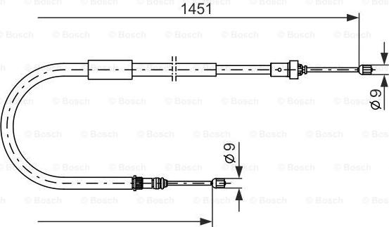 BOSCH 1 987 477 963 - Sajla ručne kočnice www.molydon.hr