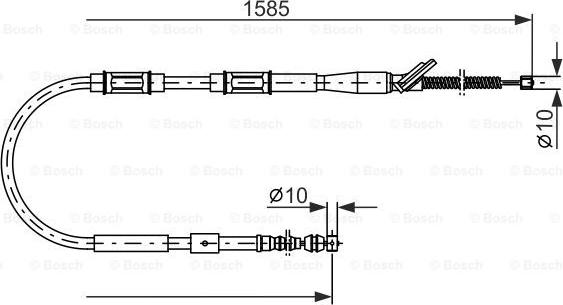 BOSCH 1 987 477 413 - Sajla ručne kočnice www.molydon.hr