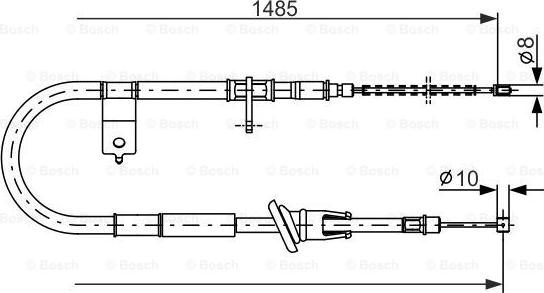 BOSCH 1 987 477 612 - Sajla ručne kočnice www.molydon.hr