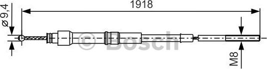 BOSCH 1 987 477 157 - Sajla ručne kočnice www.molydon.hr