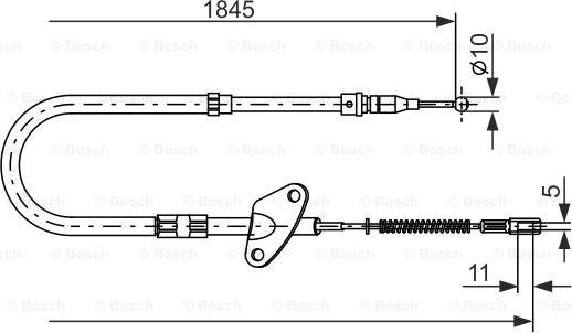 BOSCH 1 987 477 119 - Sajla ručne kočnice www.molydon.hr