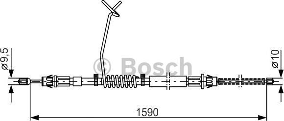 BOSCH 1 987 477 175 - Sajla ručne kočnice www.molydon.hr