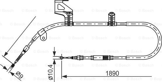 BOSCH 1 987 477 803 - Sajla ručne kočnice www.molydon.hr