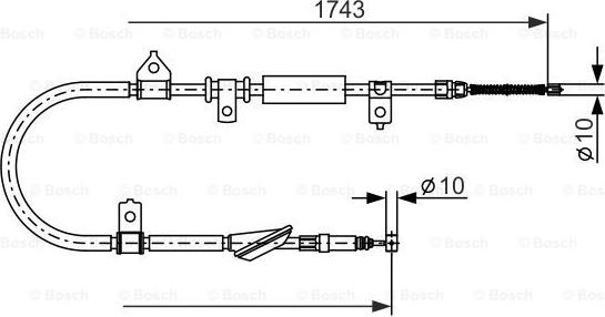 BOSCH 1 987 477 887 - Sajla ručne kočnice www.molydon.hr