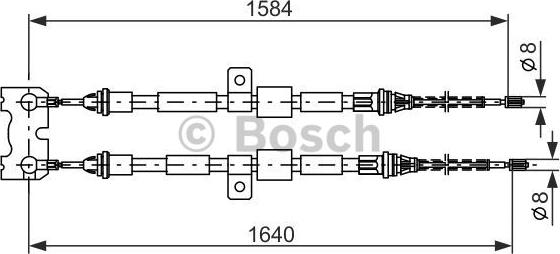 BOSCH 1 987 477 345 - Sajla ručne kočnice www.molydon.hr