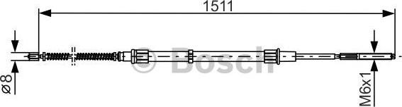 BOSCH 1 987 477 285 - Sajla ručne kočnice www.molydon.hr