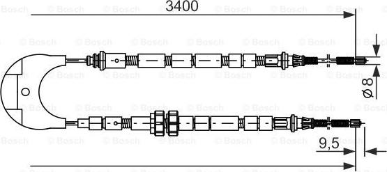 BOSCH 1 987 477 234 - Sajla ručne kočnice www.molydon.hr