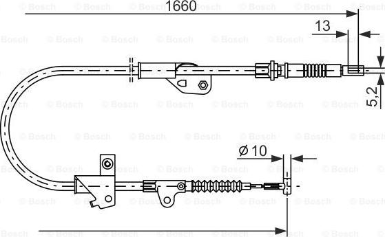 BOSCH 1 987 477 231 - Sajla ručne kočnice www.molydon.hr