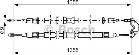 BOSCH 1 987 477 765 - Sajla ručne kočnice www.molydon.hr