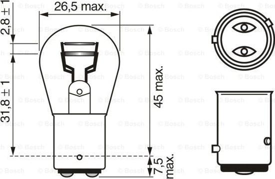 BOSCH 1 987 301 015 - Žarulja, stop-svjetlo www.molydon.hr