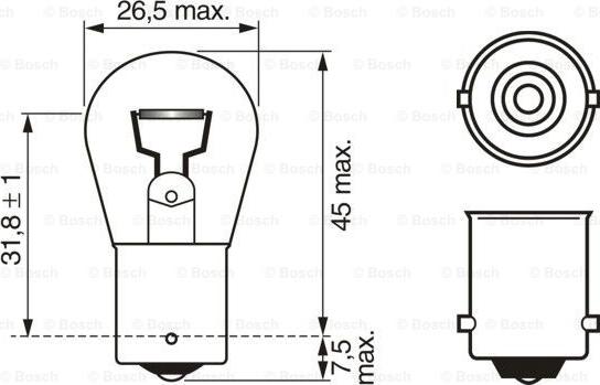 BOSCH 1 987 302 262 - Žarulja www.molydon.hr