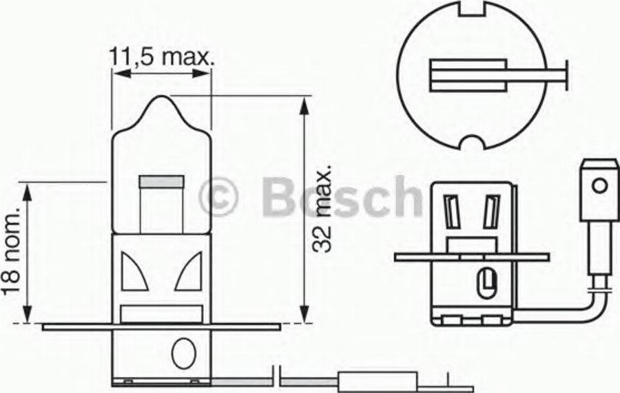 BOSCH 1987302033 - Žarulja, far za maglu www.molydon.hr