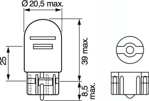 BOSCH 1 987 302 252 - Žarulja, Žmigavac www.molydon.hr