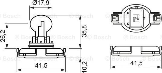 BOSCH 1 987 302 266 - Žarulja, zadnje svjetlo za maglu www.molydon.hr