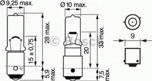 BOSCH 1 987 302 285 - Žarulja, svjetlo za instrument-tablu www.molydon.hr