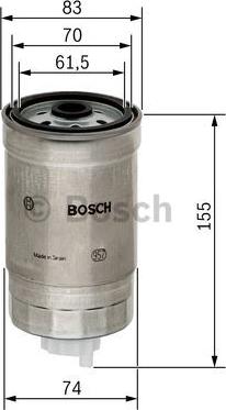 BOSCH 1 457 434 025 - Filter za gorivo www.molydon.hr