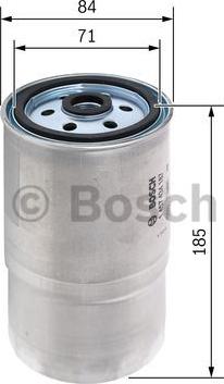 BOSCH 1 457 434 187 - Filter za gorivo www.molydon.hr