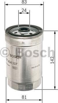 BOSCH 1 457 434 337 - Filter za gorivo www.molydon.hr