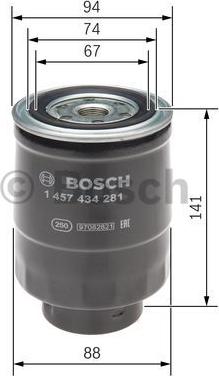 BOSCH 1 457 434 281 - Filter za gorivo www.molydon.hr