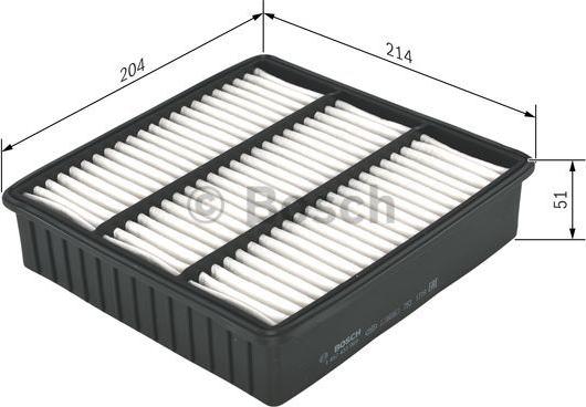 BOSCH 1 457 433 969 - Filter za zrak www.molydon.hr