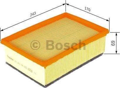 BOSCH 1 457 433 098 - Filter za zrak www.molydon.hr