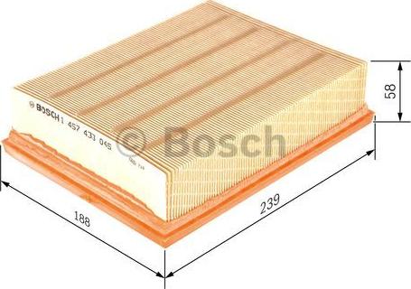 BOSCH 1 457 433 045 - Filter za zrak www.molydon.hr