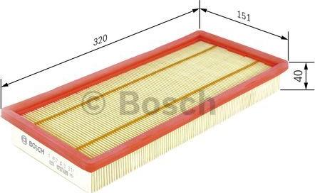 BOSCH 1 457 433 317 - Filter za zrak www.molydon.hr