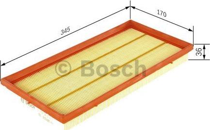 BOSCH 1 457 433 272 - Filter za zrak www.molydon.hr