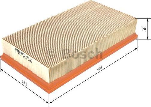 BOSCH 1 457 433 701 - Filter za zrak www.molydon.hr