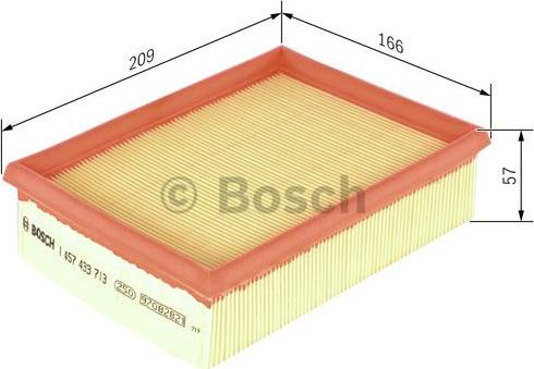 BOSCH 1 457 433 713 - Filter za zrak www.molydon.hr