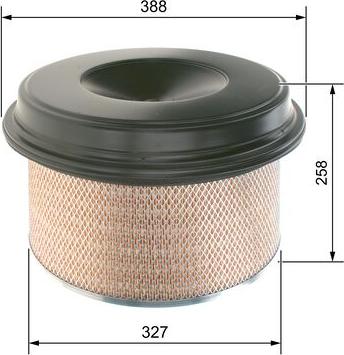 BOSCH 1 457 429 991 - Filter za zrak www.molydon.hr