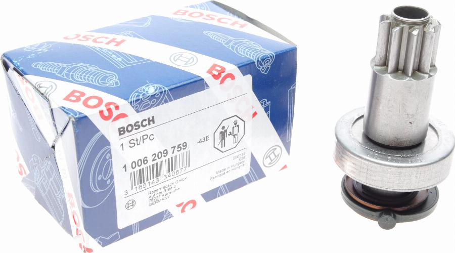 BOSCH 1 006 209 759 - Pogonski Zupčanik, starter www.molydon.hr