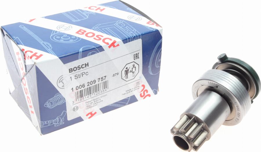 BOSCH 1 006 209 757 - Pogonski Zupčanik, starter www.molydon.hr